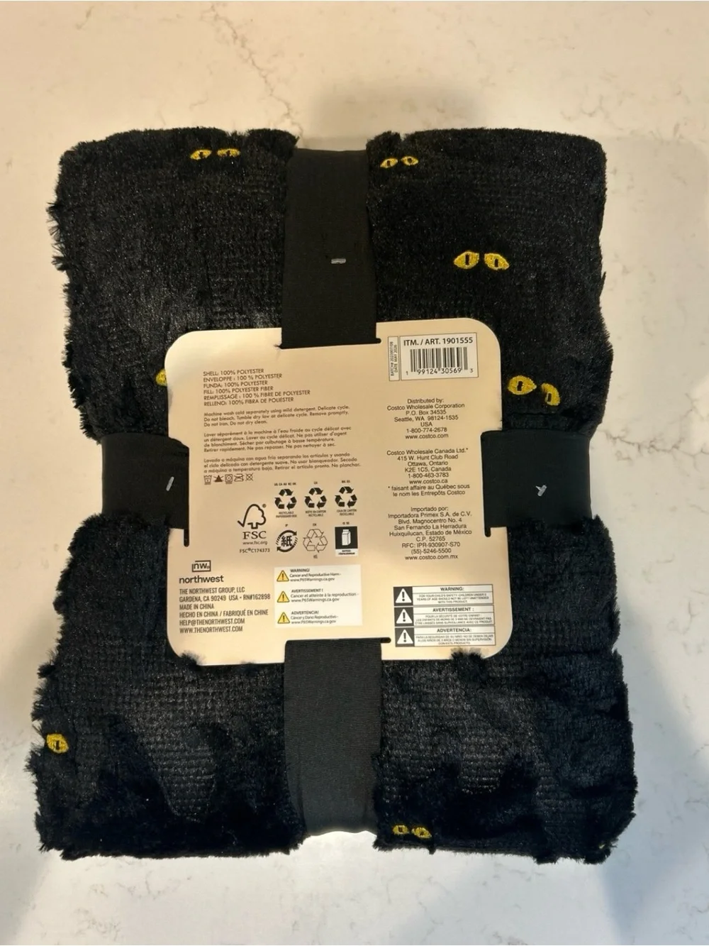 Costco Halloween blanket, new